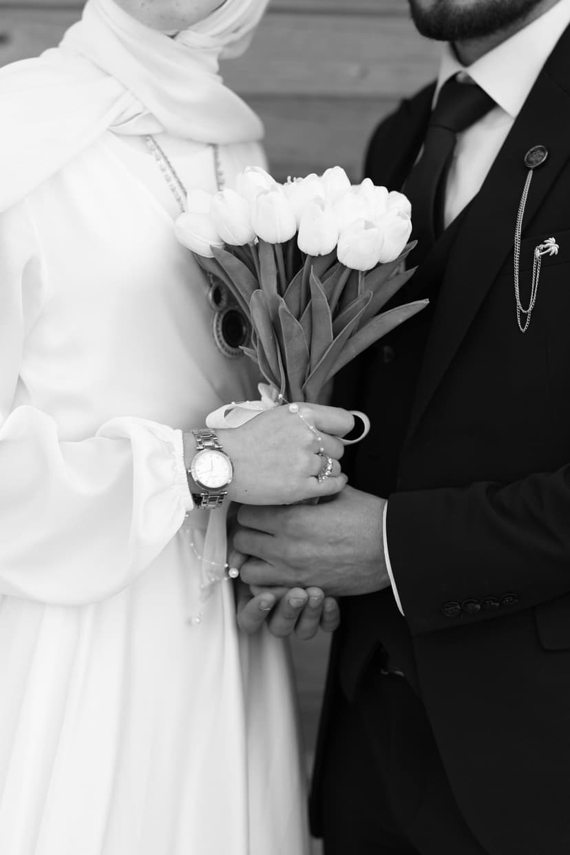 Black and white elegance wedding LUT
