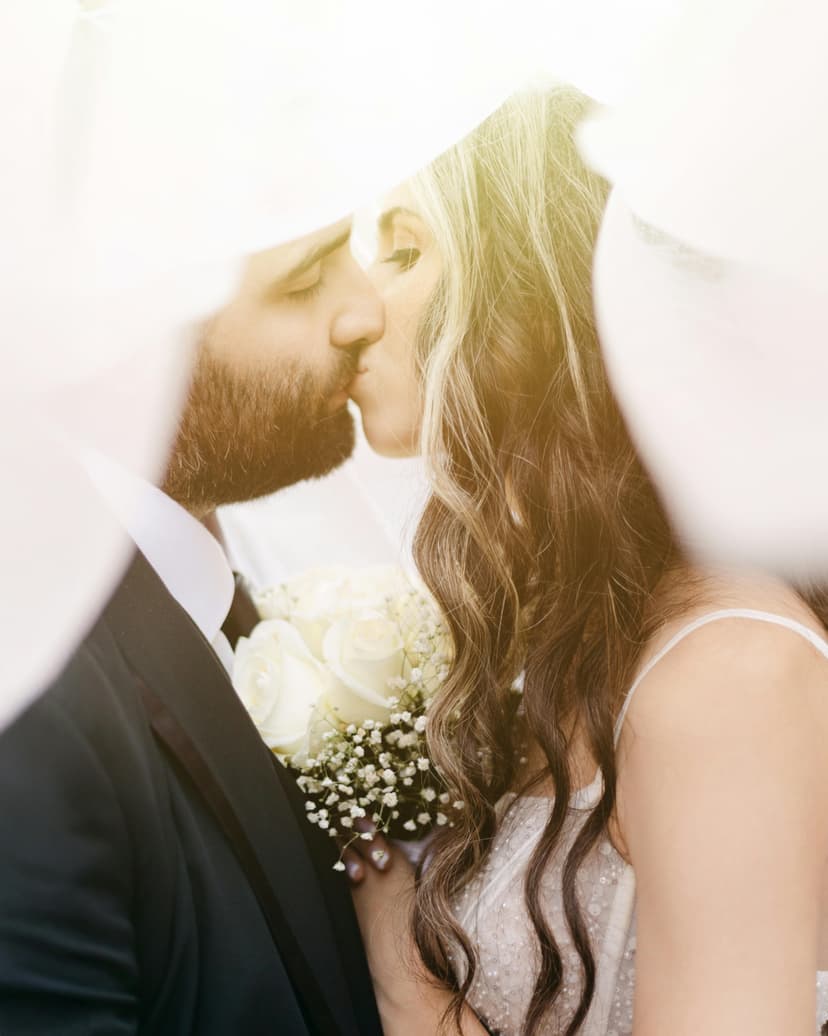 Clean white wedding LUT example